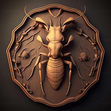 3D модель Camponotus sericeus (STL)